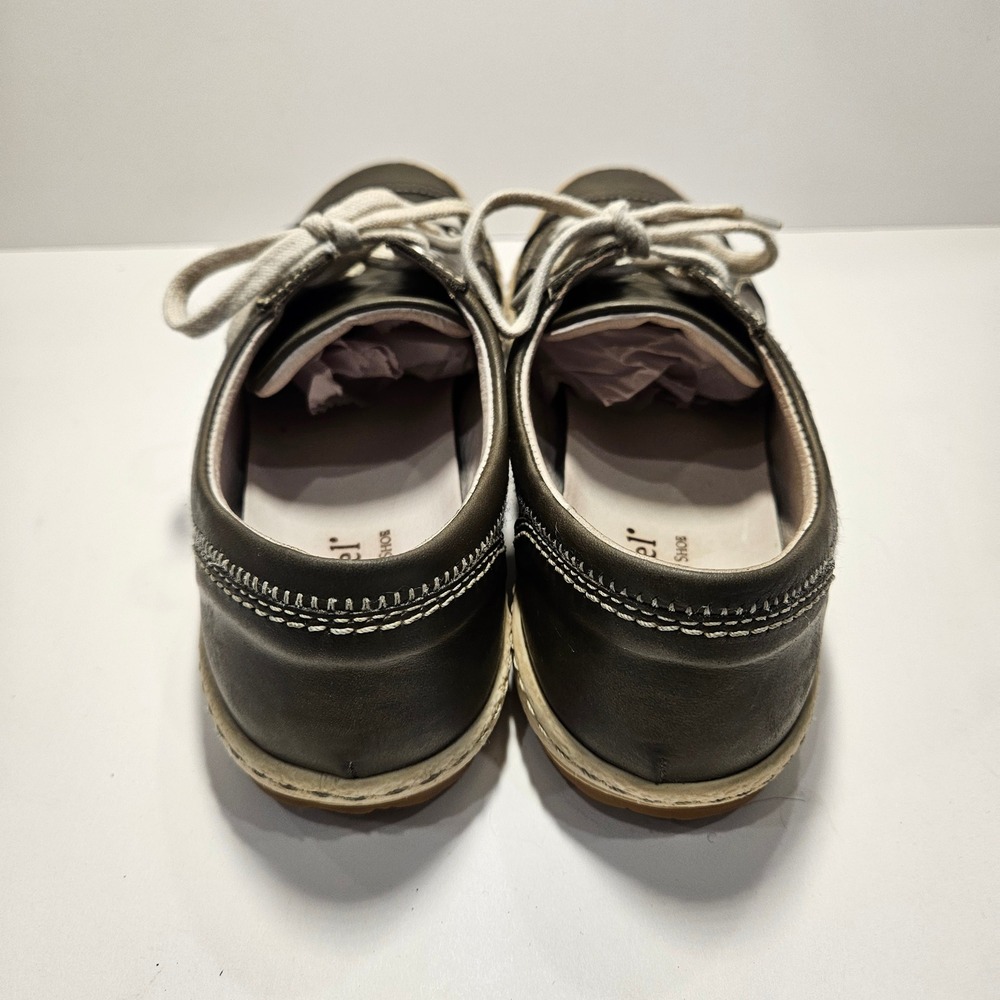Josef Seibel Womens Caspian Leather Sneakers Olive Gray EU 39 Comfort Shoes 8.5 - Picture 5 of 10